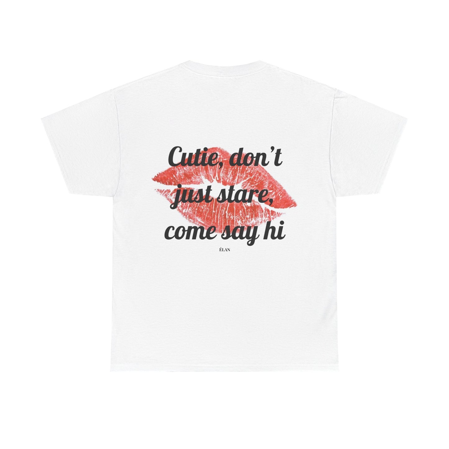 Don't Stare Tee White